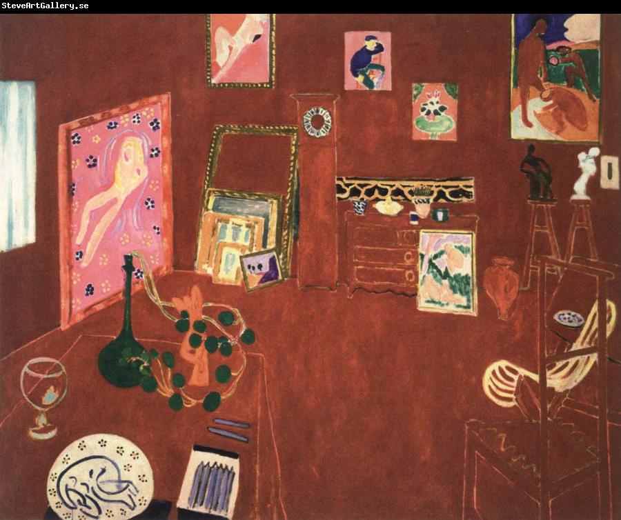 Henri Matisse the red studio